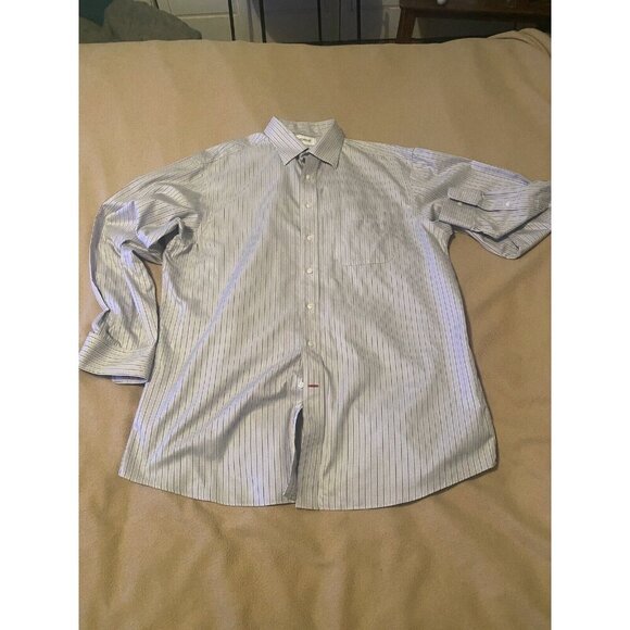 Cremieux Other - Cremieux Mens Shirt Button 100% Prima Cotton Long Sleeve 17/35 Large